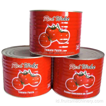 Jalur Produksi Tomat Merah Sachet Sachet Filling Line